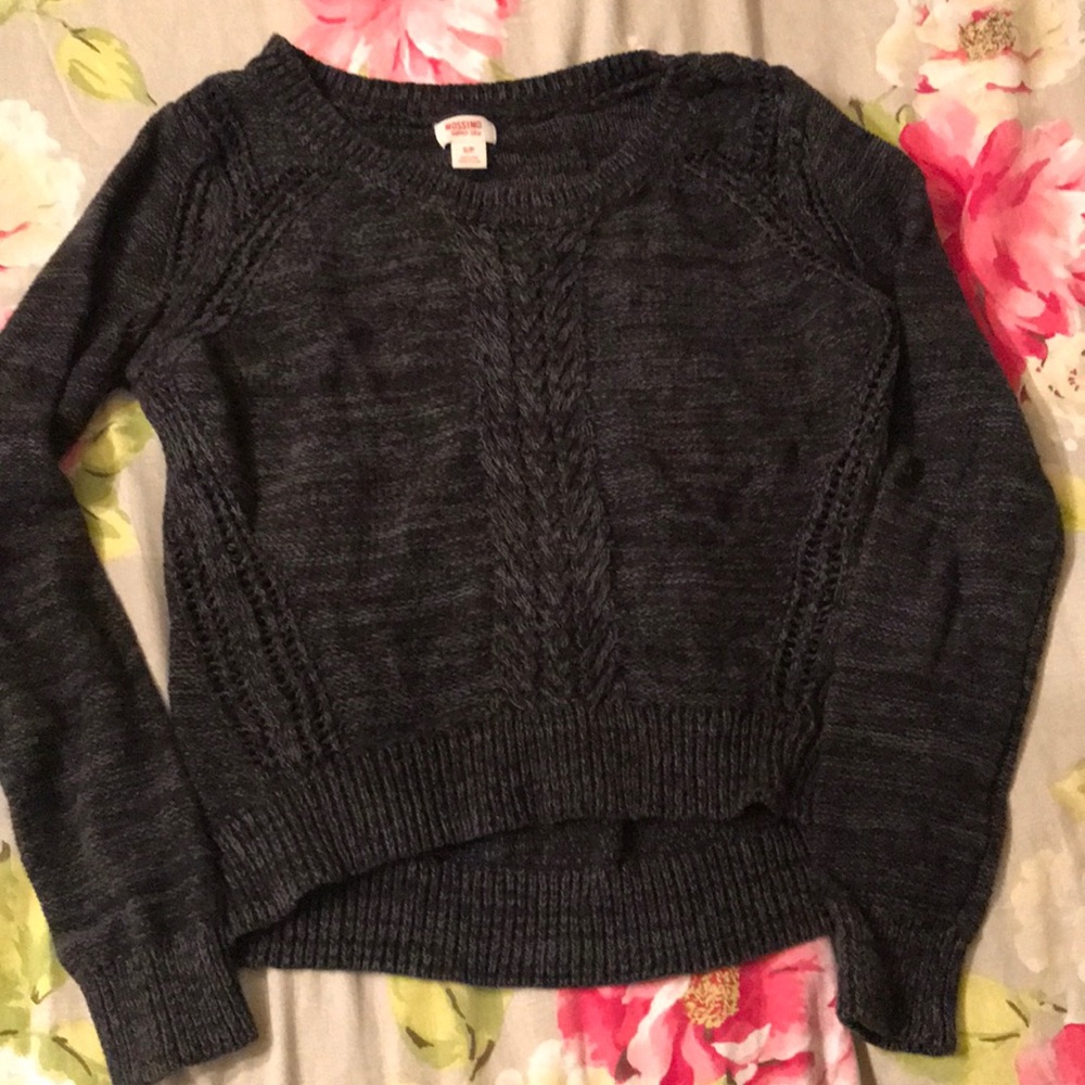 Dark gray sweater